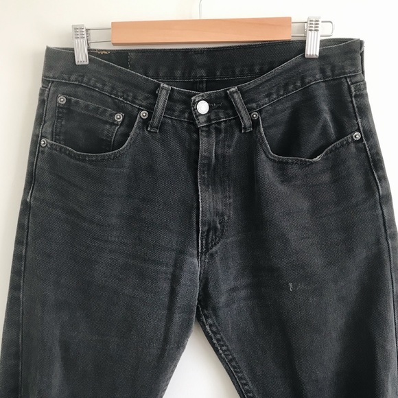 Vintage | Rare Levi’s 505 Distressed Black Jeans - Picture 3 of 8